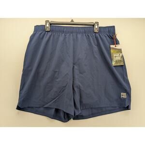 NWT Men's AKHG Outer Limit 8" Shorts With Liner in Navel Academy size XL